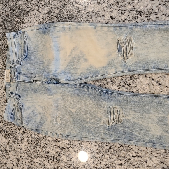 * SOLD * Size 26 CURRENT/ELLIOTT acid wash skinny jeans - Picture 2 of 6